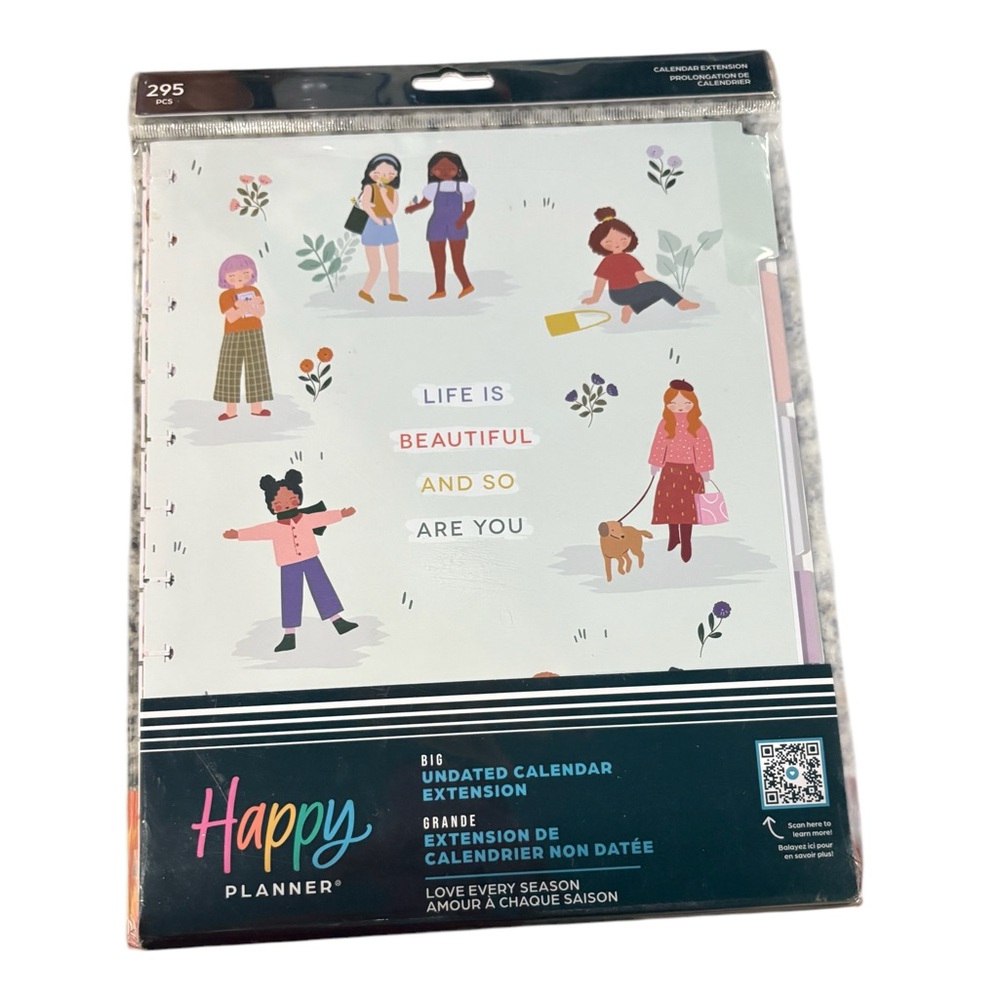 Happy Planner Squad Goals Love Every Season Big Undated Calendar Extension